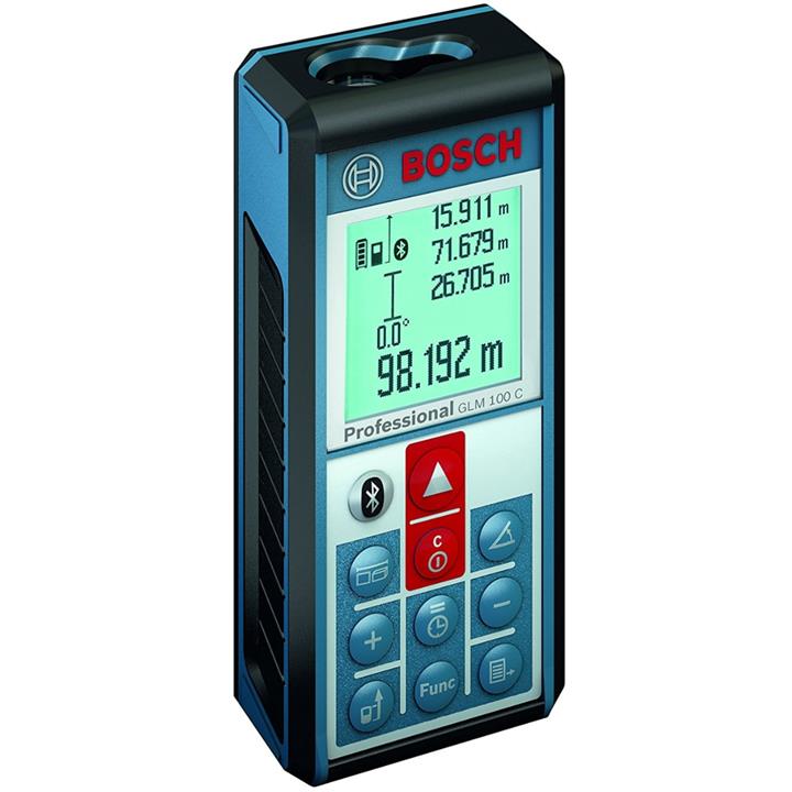 متر لیزری بوش مدل GLM 100 C Bosch GLM 100 C Laser Distance Meter